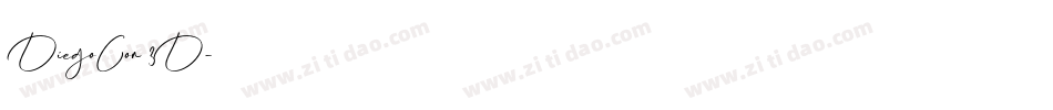 DiegoCon 3D字体转换